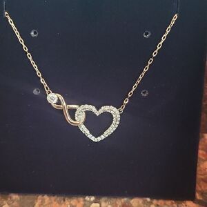 Swarovski Infinity Heart Pendant Necklace